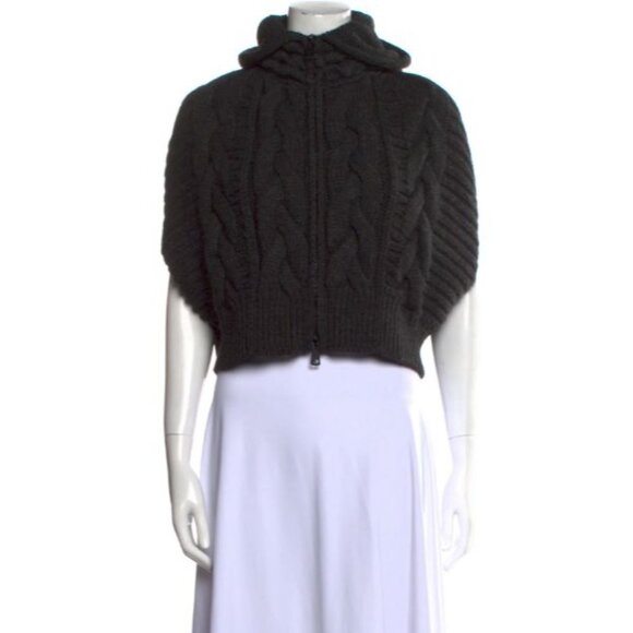 Pinko Short Sleeve Cable Knit Cardigan - Picture 1 of 3